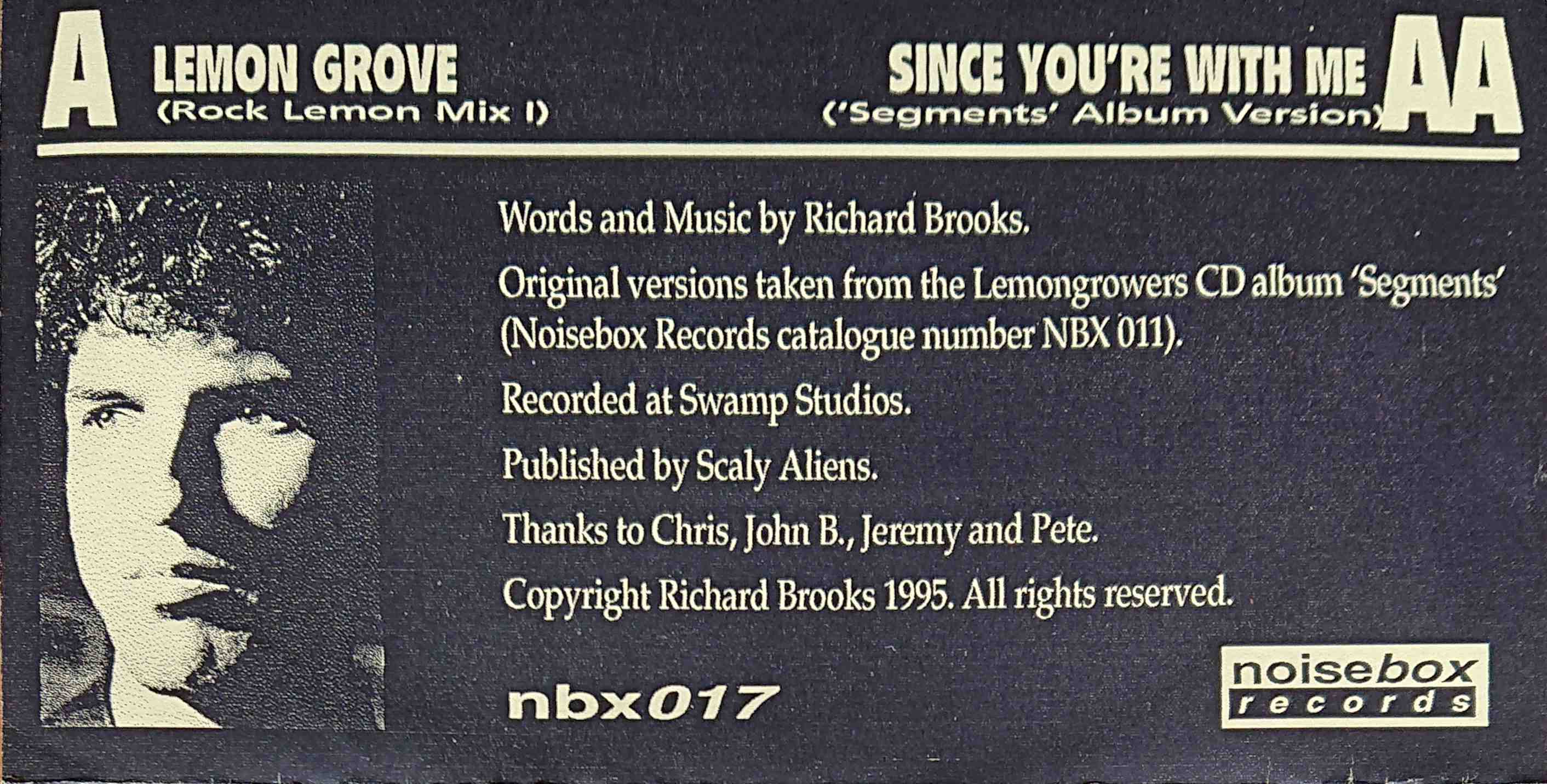 Back cover of NBX 017